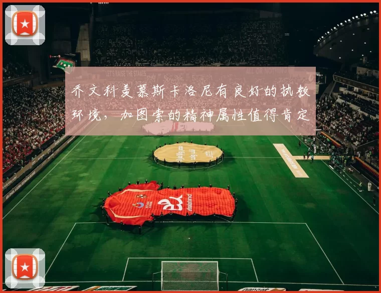 乔文科羡慕斯卡洛尼有良好的执教环境，加图索的精神属性值得肯定